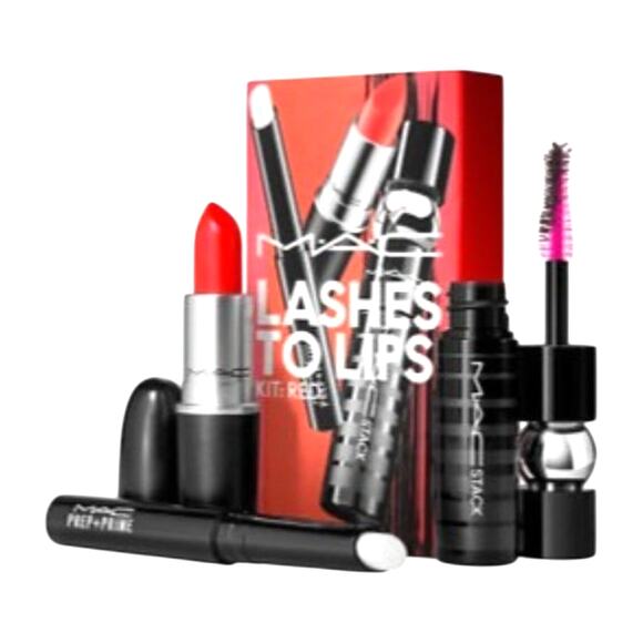 mac lashes to lips kit - lady danger (607)/black stack - Picture 1 of 4